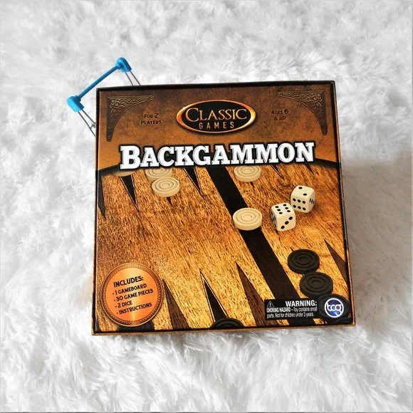 Classic Games Backgammon Board Game - Picture 2 of 6